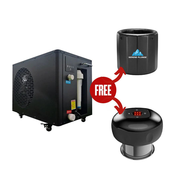 1.5HP WI-FI CHILLER & HEATER + FREE BARREL AND SMART CUPPER